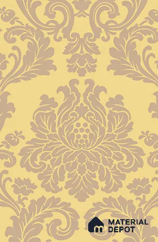 ST 18027 | 10 Meter x 21 Inches Damask Look Wallpaper - 57.41 Sq. Ft. | Minimum 15% wastage during installation