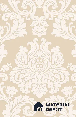 ST 18034 | 10 Meter x 21 Inches Damask Look Wallpaper - 57.41 Sq. Ft. | Minimum 15% wastage during installation
