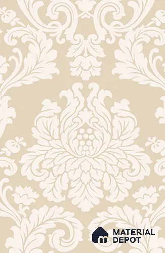 ST 18034 | 10 Meter x 21 Inches Damask Look Wallpaper - 57.41 Sq. Ft. | Minimum 15% wastage during installation