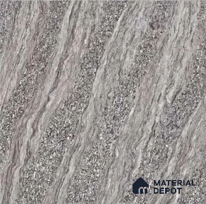 TL 03025 Foggy Grey 2 ft x 2 ft Glossy Finish Vitrified Floor Tile - 9.5 mm