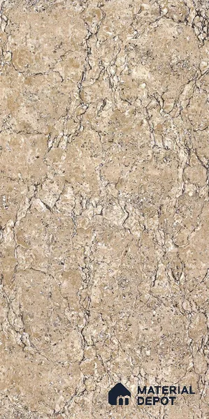 TL 02847 Oragnic Brown 4 ft x 2 ft Glossy Finish Vitrified Wall & Floor Tile - 9.5 mm