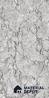 TL 02848 Smoky Grey 4 ft x 2 ft Glossy Finish Vitrified Wall & Floor Tile - 9.5 mm