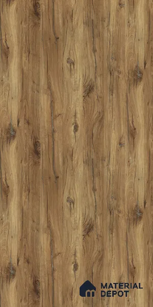 Wooden Look 694 HGL Light Natural Oak 8 ft x 4 ft High Gloss Finish Decorative Laminate - 1 mm | Suitable for TV Unit, Wardrobe, Kitchen Cabinets