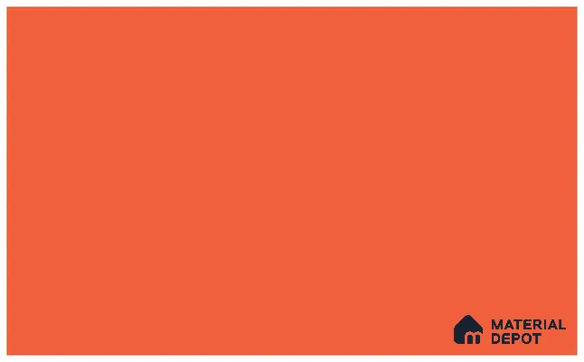 Orange Solid Colors Look 913 MT Orange 8 ft x 4 ft High Gloss Finish Decorative Laminate - 1 mm | Suitable for Living Room, Kitchen, Office