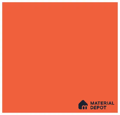Orange Solid Colors Look 913 MT Orange 8 ft x 4 ft Matte Finish Decorative Laminate - 1 mm | Suitable for Living Room, Kitchen, Office