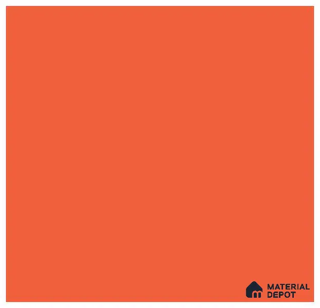 Orange Solid Colors Look 913 MT Orange 8 ft x 4 ft Matte Finish Decorative Laminate - 1 mm | Suitable for Living Room, Kitchen, Office