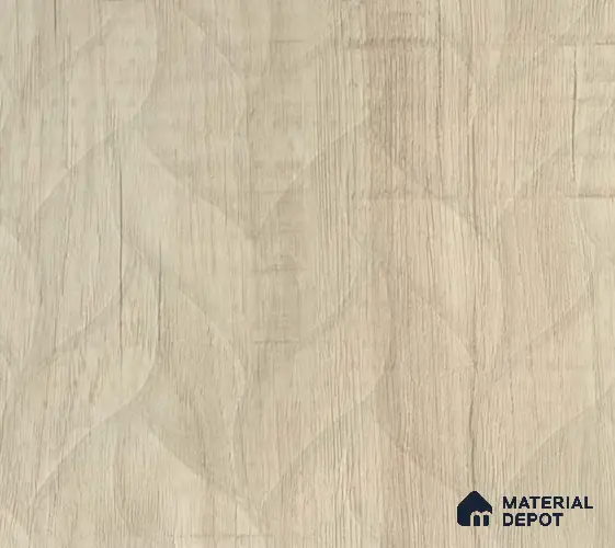 Patterned Look 632 RB24 Cuneo Oak Light 8 ft x 4 ft Leafart Finish Decorative Laminate - 1 mm | Suitable for Bedroom, TV Unit, Wardrobe