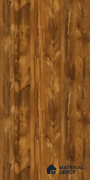 Wooden Look 683 ZSM Boston Russet 8 ft x 4 ft Phoenix Finish Decorative Laminate - 1 mm | Suitable for TV Unit, Wardrobe, Kitchen Cabinets
