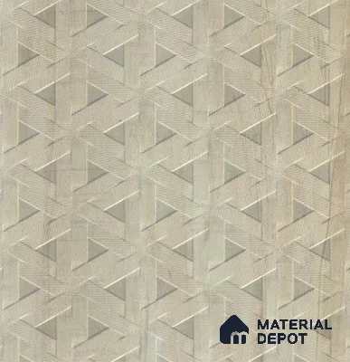 Patterned Look 607 RB33 Ice Burg 8 ft x 4 ft Diamond Daze Finish Decorative Laminate - 1 mm | Suitable for Bedroom, TV Unit, Wardrobe