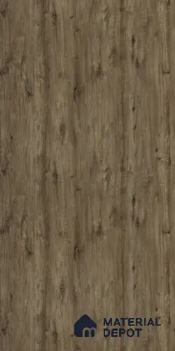 Wooden Look 633 HGL Cuneo Oak Dark 8 ft x 4 ft Suede Finish Decorative Laminate - 1 mm | Suitable for TV Unit, Wardrobe, Kitchen Cabinets