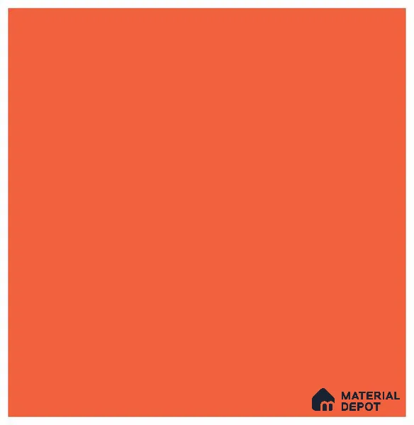 Orange Solid Colors Look 913 MT Orange 8 ft x 4 ft Suede Finish Decorative Laminate - 1 mm | Suitable for Living Room, Kitchen, Office
