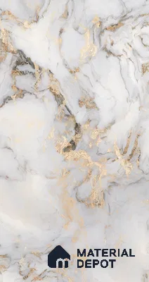 White Marble Look LM 04005 8 ft x 4 ft Matte Finish Decorative Laminate - 1 mm | Suitable for TV Unit, Wardrobe, Kitchen Cabinets