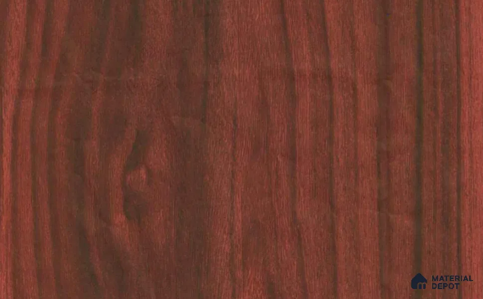 Wooden Look LM 05236 Red Wood 8 ft x 4 ft Texture Finish Decorative Laminate - 0.8 mm | Suitable for TV Unit, Wardrobe, Kitchen Cabinets