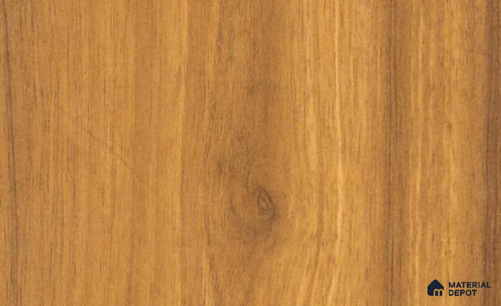 Wooden Look LM 05104 English Walnut 8 ft x 4 ft High Gloss Finish Decorative Laminate - 0.8 mm | Suitable for TV Unit, Wardrobe, Kitchen Cabinets