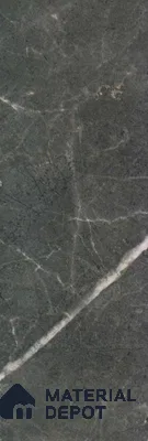Black Marble Look LM 05113 8 ft x 4 ft High Gloss Finish Decorative Laminate - 0.8 mm | Suitable for TV Unit, Wardrobe, Kitchen Cabinets