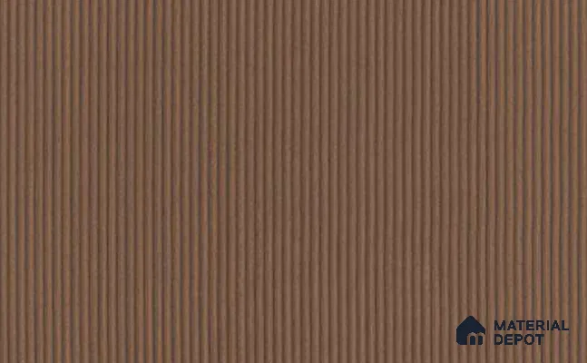 Wooden Fluted LM 05071 8 ft x 4 ft High Gloss Finish Decorative Laminate - 0.8 mm | Suitable for TV Unit,Wardrobe, Kitchen Cabinets