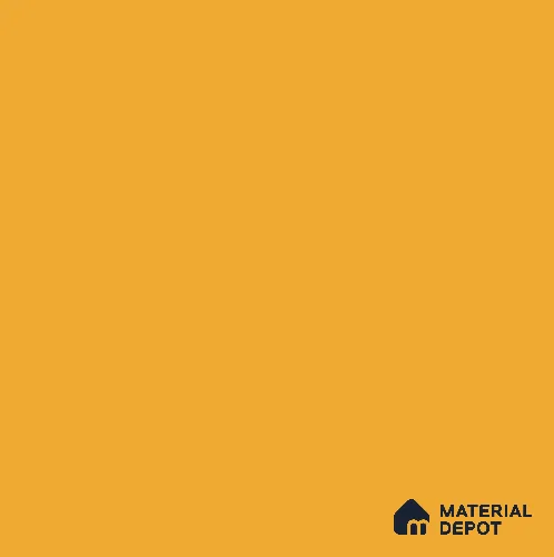 Golden Orange Solid Colors Look LM 05130 8 ft x 4 ft High Gloss Finish Decorative Laminate - 0.8 mm | Suitable for Living Room, Kitchen, Office