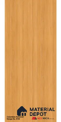 Wooden Look LM 17415 Columbain Ashwood 10 ft x 4 ft Texture Finish Decorative Laminate - 1 mm | Suitable for TV Unit, Wardrobe, Kitchen Cabinets