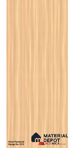Wooden Look LM 17414 Havel Pearwood 10 ft x 4 ft Texture Finish Decorative Laminate - 1 mm | Suitable for TV Unit, Wardrobe, Kitchen Cabinets