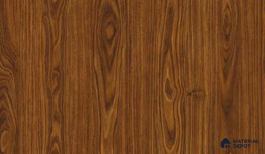 84743 GL Bloom Chestnut 8 ft x 4 ft Glossy Finish Liner Laminate 0.8 mm | Suitable for TV Unit, Wardrobe, Kitchen Cabinets
