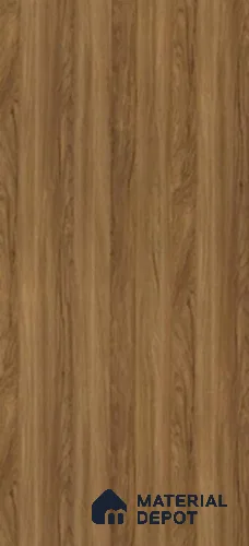Wooden Look LM 10977 Deco Walnut 8 ft x 4 ft Suede Finish Decorative Laminate - 1 mm | Suitable for TV Unit, Wardrobe, Kitchen Cabinets