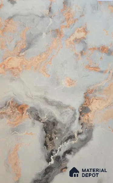 Multi Colour Marble look LM 25194  8 ft x 4 ft Texture Finish Decorative Laminate - 1 mm | Suitable for Bedroom, TV Unit, Wardrobe, Cabinet
