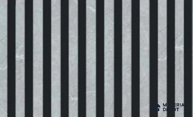 Armani Grey 10 ft x 0.68 ft (3060x208 mm) DB Curve Design Interior & Exterior Wall & Ceiling Panel - 10 mm | Suitable for Balcony, Facade & Open Area | Width is Subjected to 5% Variation