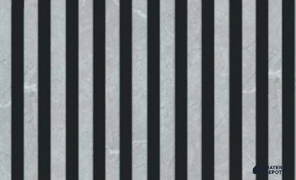 Armani Grey 10 ft x 0.68 ft (3060x208 mm) DB Curve Design Interior & Exterior Wall & Ceiling Panel - 10 mm | Suitable for Balcony, Facade & Open Area | Width is Subjected to 5% Variation