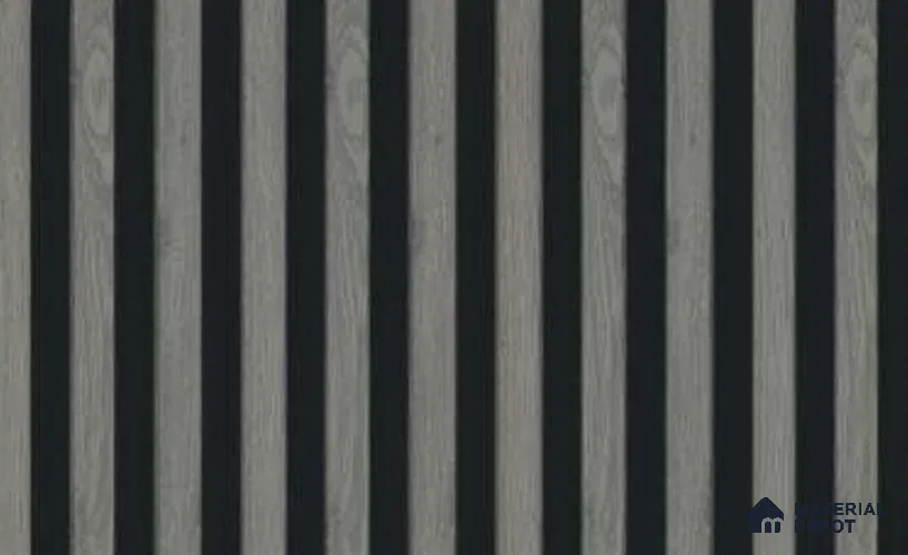 Ash Wood Grey 10 ft x 0.68 ft (3060x208 mm) DB Curve Design Interior & Exterior Wall & Ceiling Panel - 10 mm | Suitable for Balcony, Facade & Open Area | Width is Subjected to 5% Variation