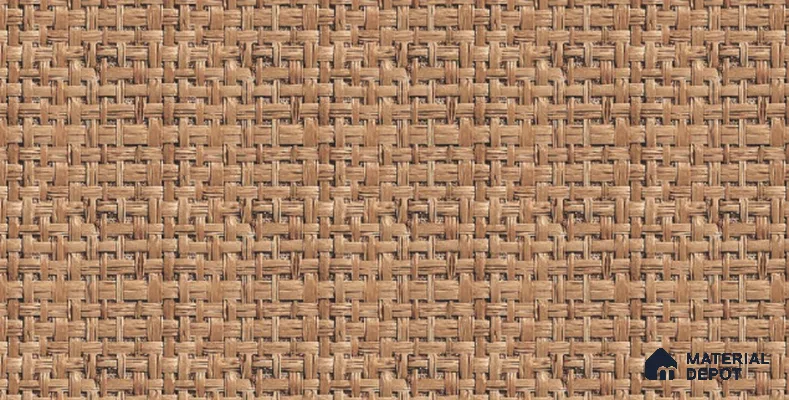 Brown Fabric Look LM 03747 8 ft x 4 ft Texture Finish Decorative Laminate - 1 mm | Suitable for TV Unit, Wardrobe, Kitchen Cabinets