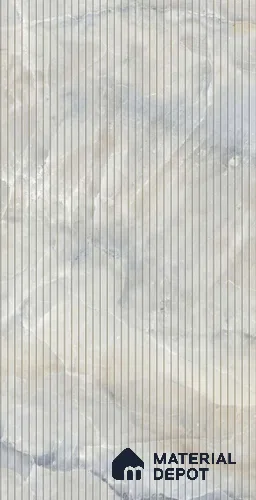 Marble Fluted LM 20187 8 ft x 4 ft Super Matte Finish Decorative Laminate - 1 mm | Suitable for TV Unit,Wardrobe, Kitchen Cabinets