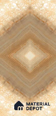 Brown Marble Look LM 20137 8 ft x 4 ft Glossy Finish Decorative Laminate - 1 mm | Suitable for TV Unit, Wardrobe, Kitchen Cabinets