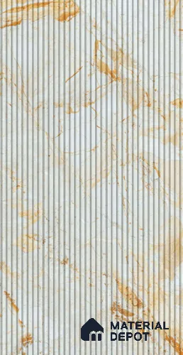Marble Fluted LM 20192 8 ft x 4 ft Super Matte Finish Decorative Laminate - 1 mm | Suitable for TV Unit,Wardrobe, Kitchen Cabinets