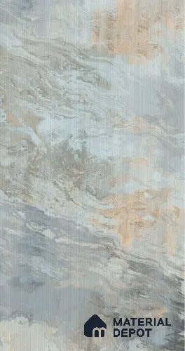 Marble Fluted LM 20200 8 ft x 4 ft Super Matte Finish Decorative Laminate - 1 mm | Suitable for TV Unit,Wardrobe, Kitchen Cabinets