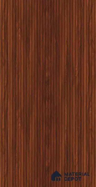 Wooden Fluted LM 20212 8 ft x 4 ft Texture Finish Decorative Laminate - 1 mm | Suitable for TV Unit,Wardrobe, Kitchen Cabinets
