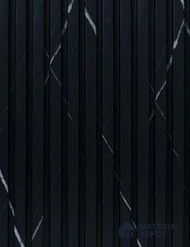 Portoro 10 ft x 0.68 ft (3060x208 mm) Curve Design Interior & Exterior Wall & Ceiling Panel - 10 mm | Suitable for Balcony, Facade & Open Area | Width is Subjected to 5% Variation