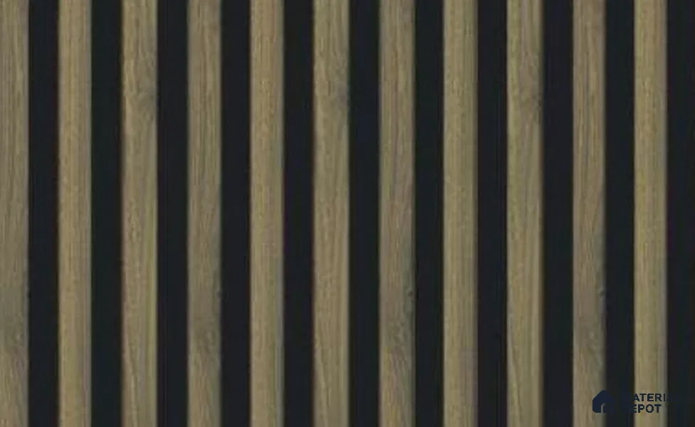 Spiced Walnut 10 ft x 0.68 ft (3060x208 mm) DB Curve Design Interior & Exterior Wall & Ceiling Panel - 10 mm | Suitable for Balcony, Facade & Open Area | Width is Subjected to 5% Variation