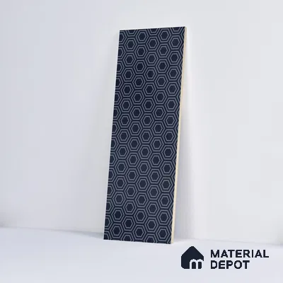 Subway Wall Tile TL 06427 AC Eterna Azure Cyan 12 x 4 inch Ceramic Glossy Finish - 8 mm | 24 Random Design | Suitable for Accent / Feature Walls, Bathroom, Kitchen Wall & Backsplashes