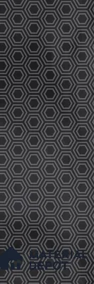 Subway Wall Tile TL 06427 AD Eterna Ash Nero 12 x 4 inch Ceramic Glossy Finish - 8 mm | 24 Random Design | Suitable for Accent / Feature Walls, Bathroom, Kitchen Wall & Backsplashes