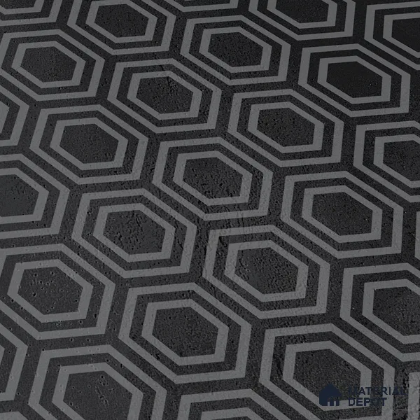 Subway Wall Tile TL 06427 AD Eterna Ash Nero 12 x 4 inch Ceramic Glossy Finish - 8 mm | 24 Random Design | Suitable for Accent / Feature Walls, Bathroom, Kitchen Wall & Backsplashes