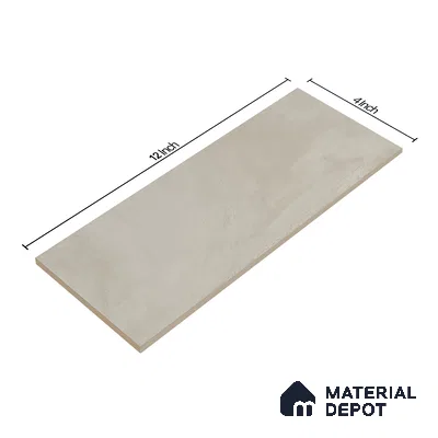 Subway Wall Tile TL 06427 Eterna Almond 12 x 4 inch Ceramic Glossy Finish - 8 mm  | Suitable for Accent / Feature Walls, Bathroom, Kitchen Wall & Backsplashes (Sample)
