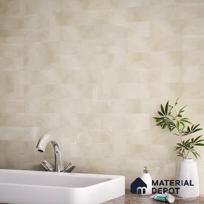 Subway Wall Tile TL 06427 Eterna Almond 12 x 4 inch Ceramic Glossy Finish - 8 mm  | Suitable for Accent / Feature Walls, Bathroom, Kitchen Wall & Backsplashes (Sample)