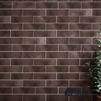 Subway Wall Tile TL 06427 E Eterna Cocoa Bliss 12 x 4 inch Ceramic Glossy Finish - 8 mm  | Suitable for Accent / Feature Walls, Bathroom, Kitchen Wall & Backsplashes (Sample)
