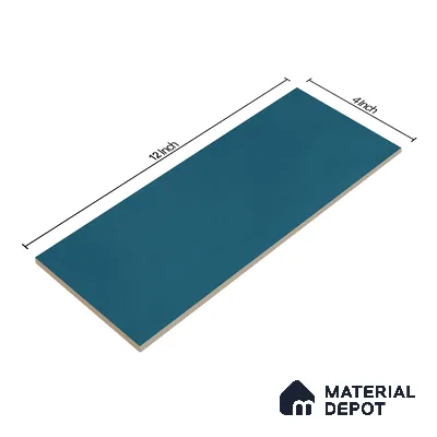 Subway Wall Tile TL 06427 G Eterna Seafoam 12 x 4 inch Ceramic Glossy Finish - 8 mm  | Suitable for Accent / Feature Walls, Bathroom, Kitchen Wall & Backsplashes (Sample)