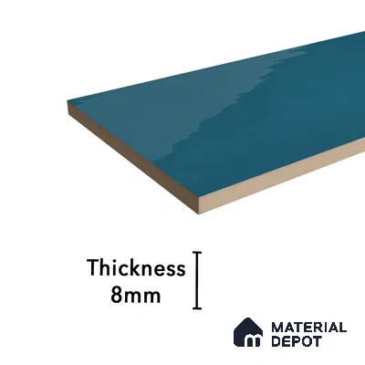 Subway Wall Tile TL 06427 G Eterna Seafoam 12 x 4 inch Ceramic Glossy Finish - 8 mm  | Suitable for Accent / Feature Walls, Bathroom, Kitchen Wall & Backsplashes (Sample)