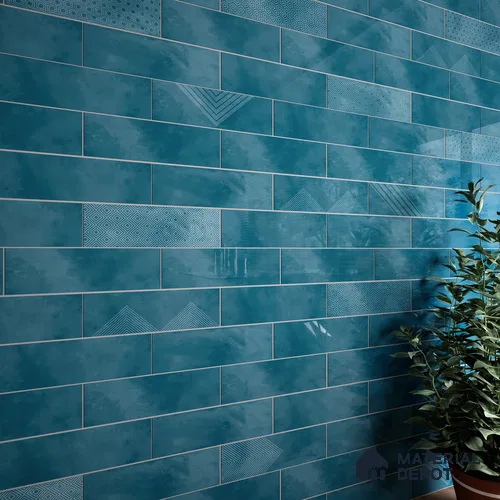 Subway Wall Tile TL 06427 G Eterna Seafoam 12 x 4 inch Ceramic Glossy Finish - 8 mm  | Suitable for Accent / Feature Walls, Bathroom, Kitchen Wall & Backsplashes