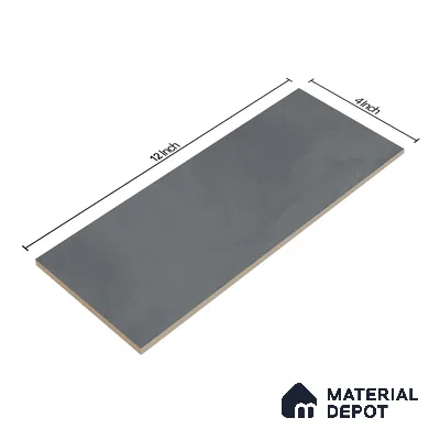 Subway Wall Tile TL 06427 M Eterna Silver Mist 12 x 4 inch Ceramic Glossy Finish - 8 mm  | Suitable for Accent / Feature Walls, Bathroom, Kitchen Wall & Backsplashes