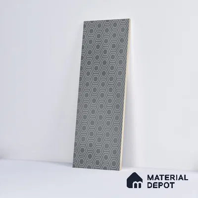 Subway Wall Tile TL 06427 N Eterna Silver Mist Blend 12 x 4 inch Ceramic Glossy Finish - 8 mm | 24 Random Design | Suitable for Accent / Feature Walls, Bathroom, Kitchen Wall & Backsplashes (Sample)
