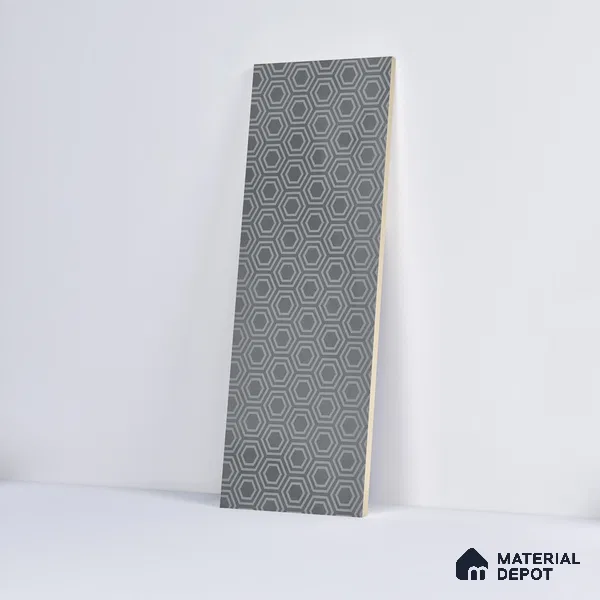 Subway Wall Tile TL 06427 N Eterna Silver Mist Blend 12 x 4 inch Ceramic Glossy Finish - 8 mm | 24 Random Design | Suitable for Accent / Feature Walls, Bathroom, Kitchen Wall & Backsplashes (Sample)