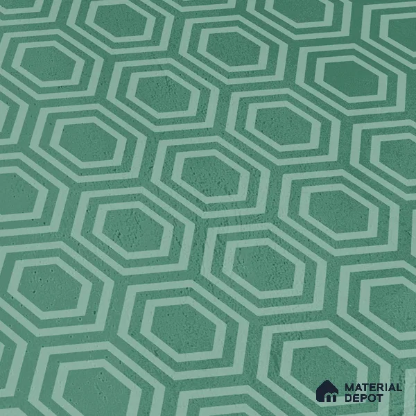 Subway Wall Tile TL 06427 P Eterna Emerald Green 12 x 4 inch Ceramic Glossy Finish - 8 mm | 24 Random Design | Suitable for Accent / Feature Walls, Bathroom, Kitchen Wall & Backsplashes